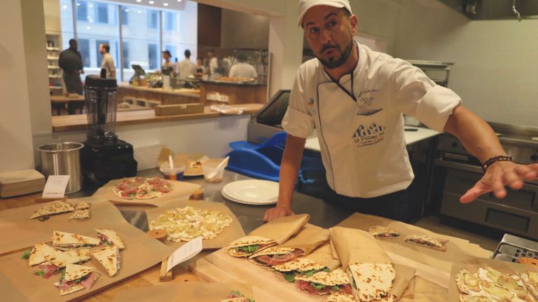 Another new concept for Eataly is La Piadina, an eatery devoted to the Italian street food piadina, or grilled flatbread. 