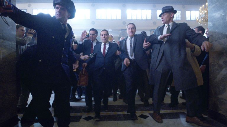 Robert De Niro and Al Pacino, center, star&nbsp;in "The Irishman" alongside Ray Romano, Harvey Keitel&nbsp;and many other great actors.