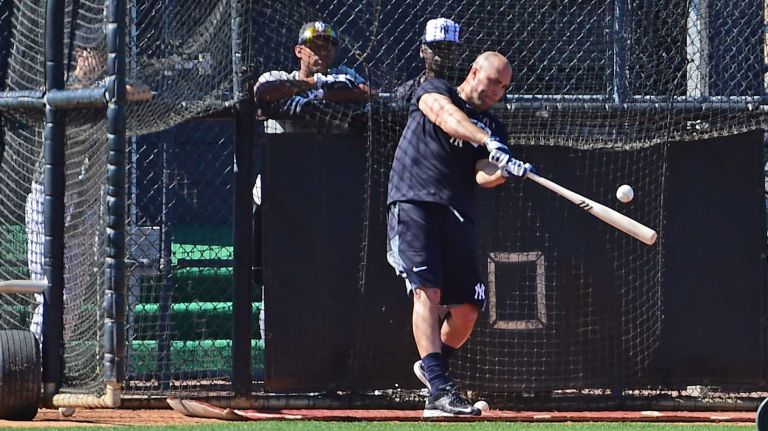 New York Yankees spring training 2016 131 The New York Yankees' Carlos Beltran takes batting practice at the Yankees minor-league training facility in Tampa, Fla., on Monday, Feb. 22, 2016.