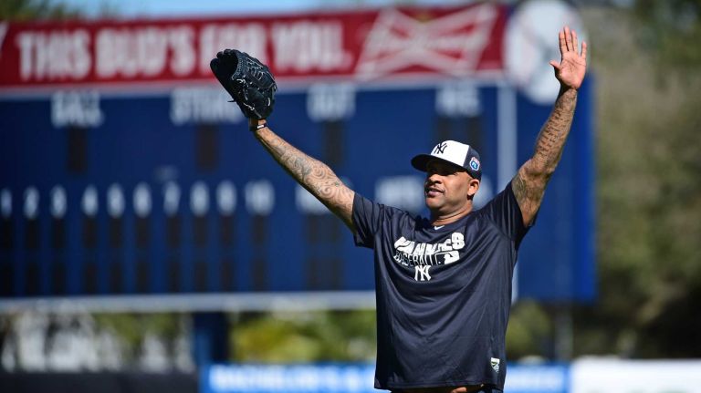 New York Yankees spring training 2016 148 New York Yankees' CC Sabathia works out during the first day of spring training at George M. Steinbrenner Field in Tampa Fla. on Thursday, Feb. 18, 2016.