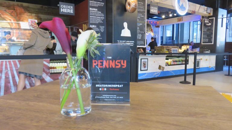 The Pennsy: Penn Station food makes a giant leap with Mario Batali, Pat LaFrieda, Marc Forgione, more 18 Fresh flowers lined tables for the opening on Jan. 11. We're hoping they last through the long, cold winter.