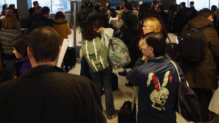 Long lines, weather delays and families who don't enjoy spending time together typically plague LaGuardia and JFK airports through the holiday season.