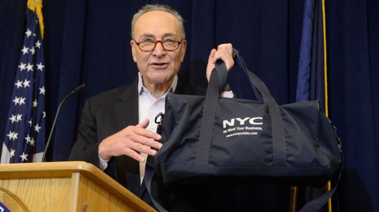 Chuck Schumer speaks out against United’s new ‘basic economy’ fare 1 Senator Chuck Schumer spoke out against United's proposed