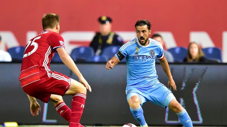 New York City FC's David Villa, along with two New York Red Bulls players, are finalists for the MLS MVP award.