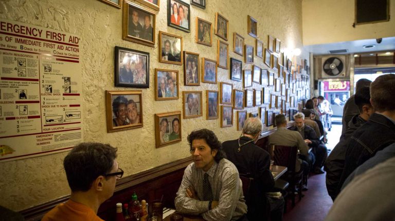 Eisenburg's Sandwich, a diner at 5th Avenue near Flat Iron building in Manhattan is crowded during lunch time on November 5, 2015.