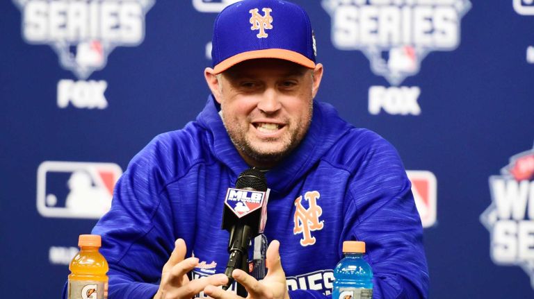 World Series Game 5: Mets vs. Royals 198 New York Mets leftfielder Michael Cuddyer speaks to the media before Game 5 of the World Series against the Kansas City Royals at Citi Field on Sunday, Nov. 1, 2015.