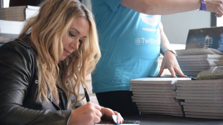Haylie Duff at the New York City Food and Wine Festival on Oct. 17, 2015.