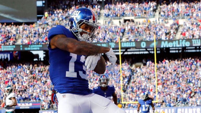 Odell Beckham Jr. entered the weekend seventh in receiving yards.