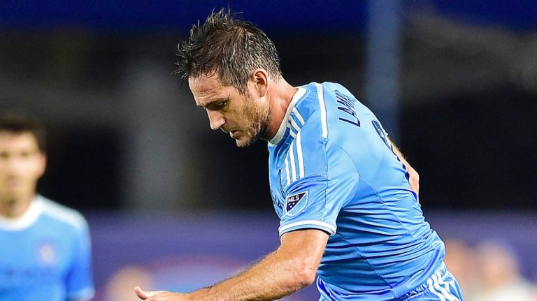 Frank Lampard returned to the New York City FC lineup in time for the playoffs.