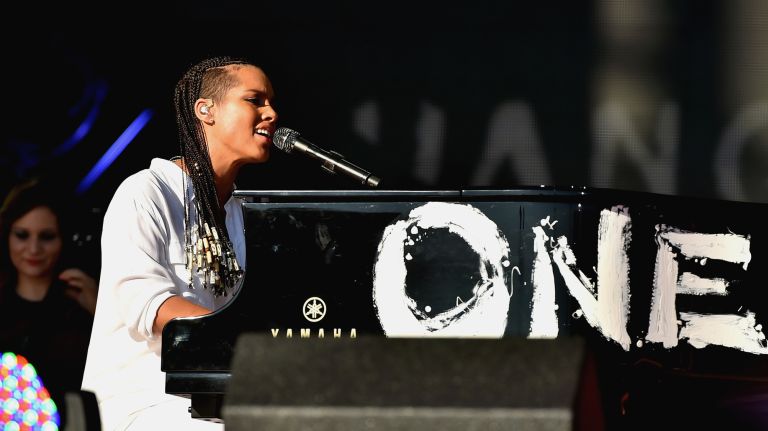 Alicia Keys performs onstage at the 2014 Global Citizen Festival in Central Park to end extreme poverty by 2030. She'll perfom this year, and again in 2020.&nbsp;