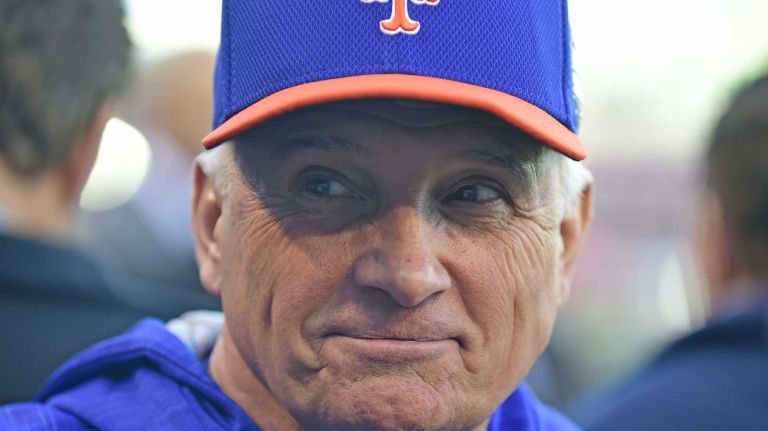 World Series Game 2: Mets vs. Royals 81 New York Mets manager Terry Collins (10) during warmups before Game 2 of the World Series against the Kansas City Royals at Kauffman Stadium on Wednesday, Oct. 28, 2015.