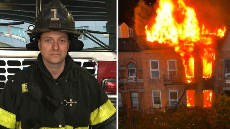 Upper East Side fire kills 1, injures multiple people, officials say 1 Firefighter Jim Lee Jr. rescued a man dangling from a burning Upper East Side building on Thursday, Oct. 27, 2016.