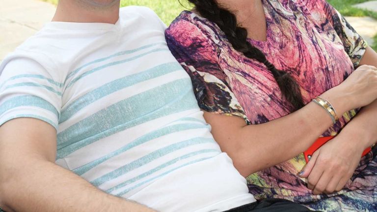 Dan Melum and Sharyn Altschuler attend the Jazz and Bossa Nova Brunch with Marcello and Ludmilla at Sole East on July 5, 2015 in Montauk.