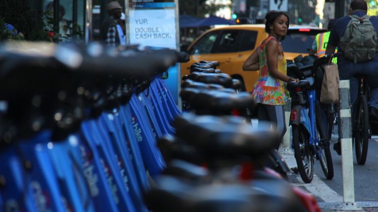 City hopes protected bike lanes will help close cycling gender gap 1 The city is hoping to close the cycling gender gap with the installation of more protected bike lanes. Above, a woman uses a Citi Bike along Sixth Avenue in Manhattan on Tuesday, Oct. 18, 2016.