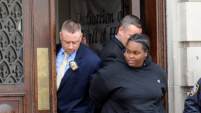 Tiara Ferebee, 24, was charged with attempted murder in the shooting of an NYPD officer in the head with a pellet gun on Wednesday, Oct. 12, 2016, police said.