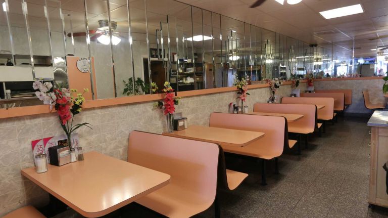 Bergen Beach 40 Seating at the Bergen Beach Cafe at 7112 Ave. U in Bergen Beach, Brooklyn, July 3, 2015.