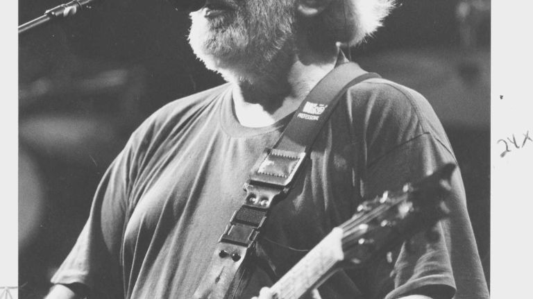 Jerry Garcia of the Grateful Dead at Madison Square Garden on Aug. 16, 1995.