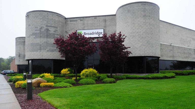 Top companies on Long Island in 2014 14 Broadridge Financial Solutions Inc. reported sales of $2,558,000,000 in 2014, placing it sixth among Long Island-based public companies in terms of sales. Above, Broadridge Financial Solutions' printing and processing center in Edgewood is seen on Wednesday, May 9, 2012.