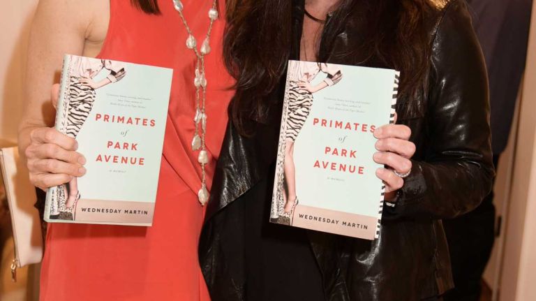 Michele Sacconaghi and Karen Gluck attend a book party on Saturday, June 6, 2015, for Wednesday Martin's 