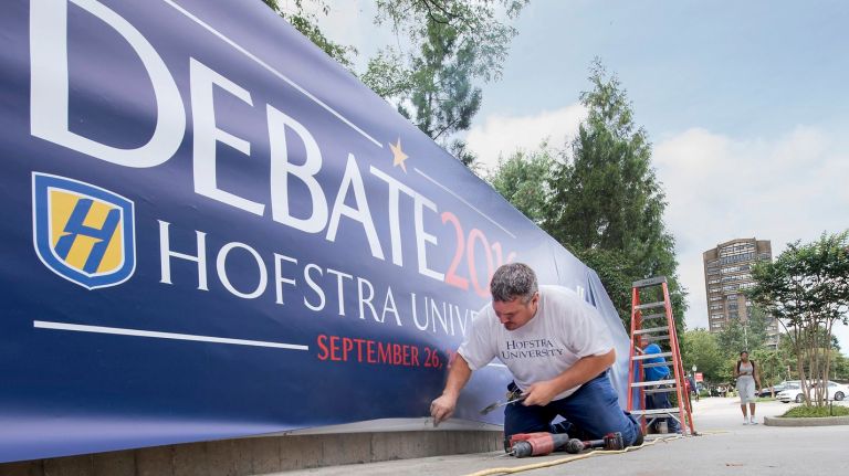 At first Hillary Clinton, Donald Trump debate don’t expect much about issues 1 Lot's of people want to hear Hillary Clinton and Donald Trump talk about issues in their first debate. They may be disappointed.