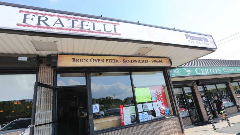 Fratelli Pizza at 27 Seguine Ave. in Prince's Bay, Staten Island, Friday, May 22, 2015.