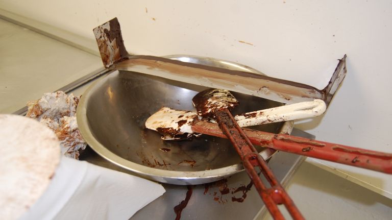 Chocolate is on everything, obviously, at Jacques Torres Chocolate. 