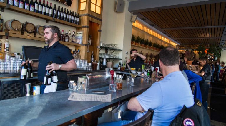 City Living: Chelsea 38 Customers dine in Cookshop in Manhattan's Chelsea neighborhood on March 29 ,2015.