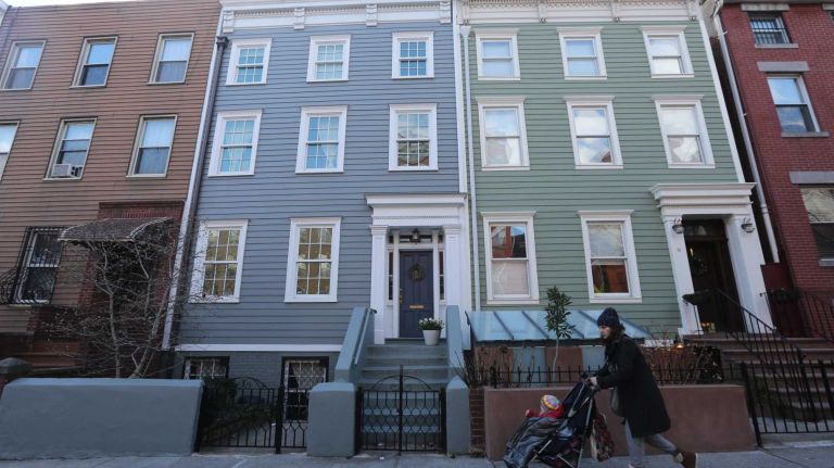 Houses along Bergen street between Court and Smith streets in Cobble Hill, Brooklyn, Monday, Jan., 5, 1015.