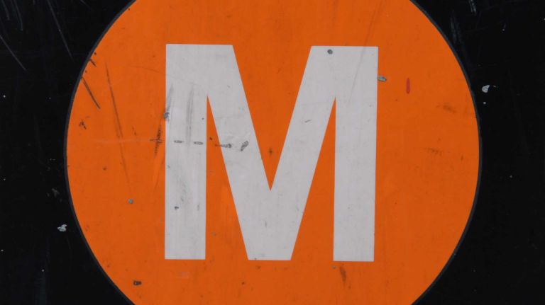 An M train is seen in this undated photo.