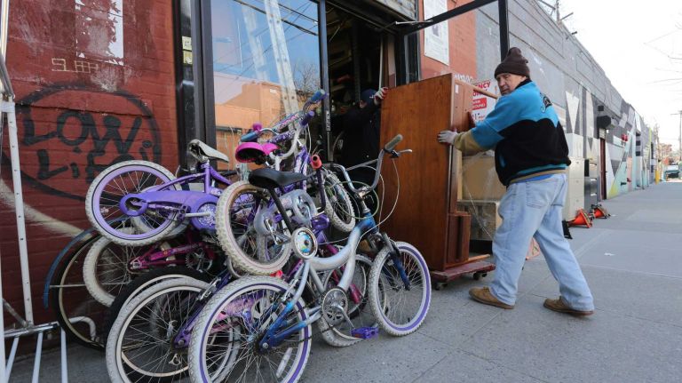 Used bicycles for sale at Green Village Used Furniture and Clothing.