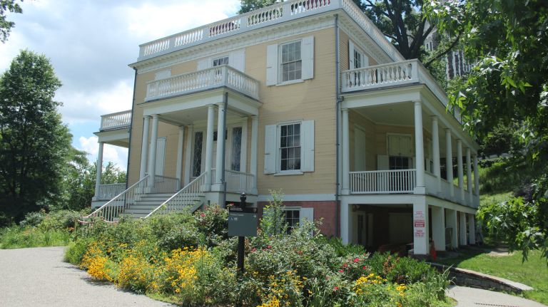 Swing over to 141st Street and Hamilton Terrace to visit the Hamilton Grange Memorial, honoring founding father Alexander Hamilton. The co-author of the Federalist papers first came to New York in 1772 and spent two of his last years on a 32-acre estate in upper Manhattan. He commissioned architect John McComb Jr. to build the Federal-style country home, and it was completed in 1802. Hamilton named the house 