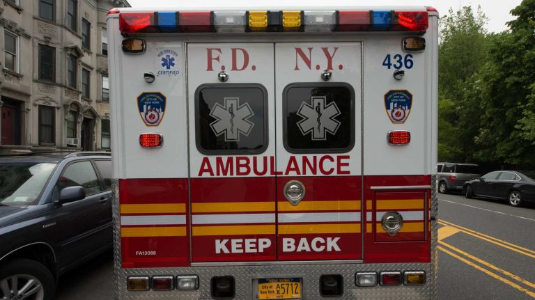 A toddler was injured in Sunset Park, Brooklyn when a man threw a glass bottle onto the street on Tuesday, Aug. 9. 2016, police said.