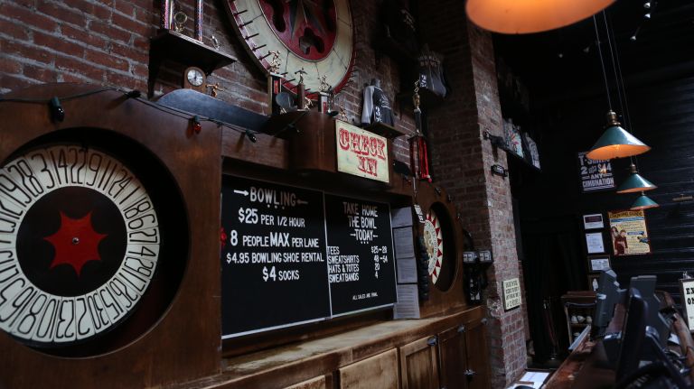 Inside Brooklyn Bowl music venue: See photos 17 Sixteen bowling lanes, right next to the main stage, are available for reserve during concerts.