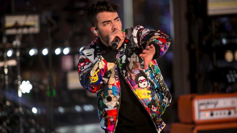 New Year's Eve Times Square ball drop: See photos 36 Joe Jonas and his band DNCE perform in Times Square on New Year's Eve.