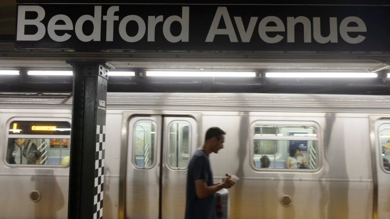 Transit advocats consindering the L train shutdown say they're hopeful that state and city officials will provide substansive transportation alternatives. Above, a  passengers walks past a Brooklyn-bound L train at the Bedford Station in Brooklyn on Monday, July 25, 2016. 