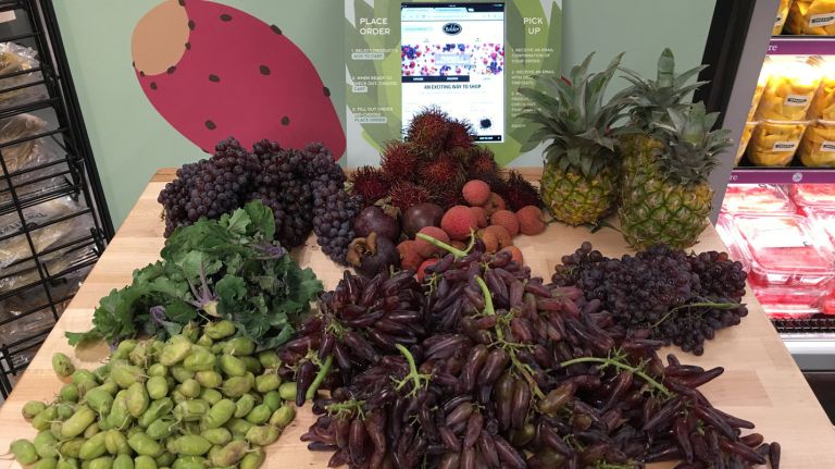 Order hard-to-find produce through the Baldor Forager kiosk.