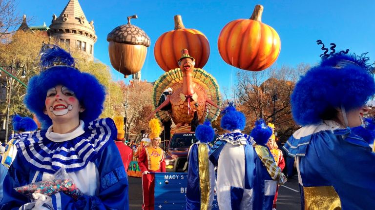 The Macy's Thanksgiving Day Parade saw new balloons and floats, celebrities and more march through midtown on Thursday, Nov. 23, 2017.