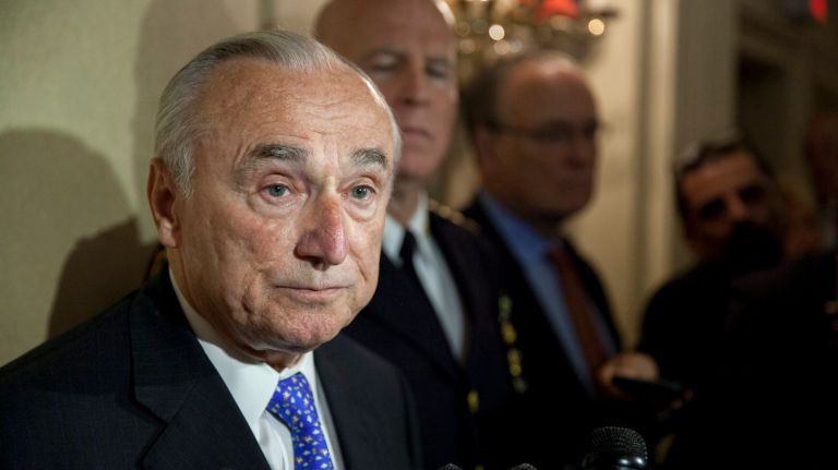 NYPD Commissioner Bill Bratton says 2017 will be his last year, according to a report 1 New York Police Commissioner William Bratton, left, speaks to the press at Roosevelt Hotel New York in Manhattan, after a breakfast sponsored by Association for a Better New York on July 20, 2016.