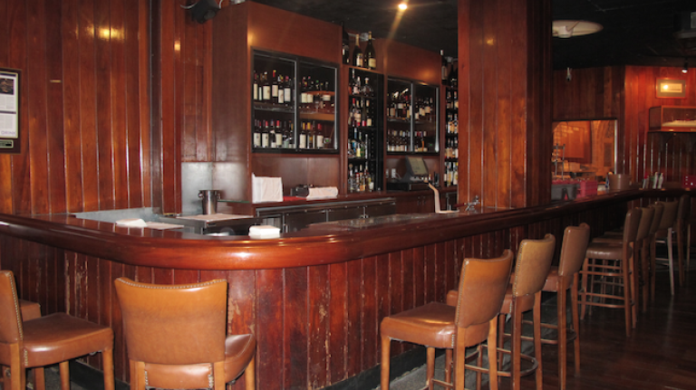 The saloon is open for throwing back a beer with oysters.