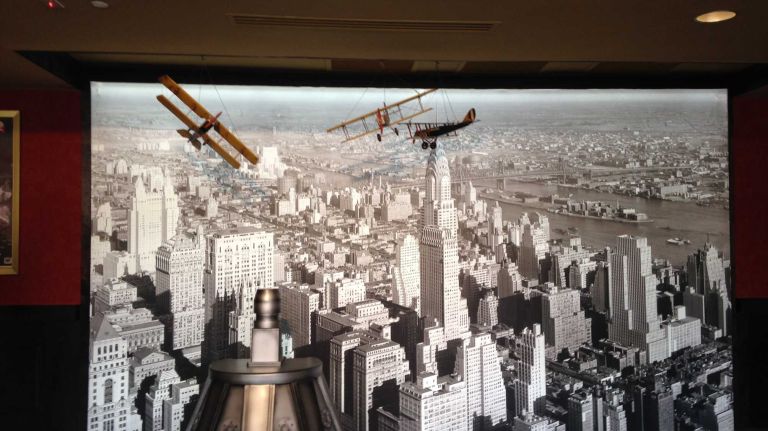 Alamo Drafthouse in Brooklyn is ready for its close-up: Take a look around 12 Guests can take a photo in front of this wall that recreates the climactic ending of