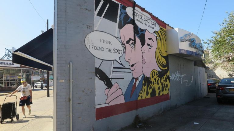 Start with Coffee Spot Cafe at 1617 Jerome Ave.