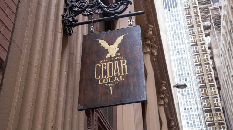 The Cedar Local is a popular bar in Manhattan's Financial District on Aug. 20, 2015.