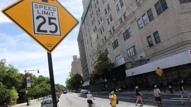 Traffic calming efforts near Prospect Park are being pushed by Brooklyn Borough President Eric Adams.