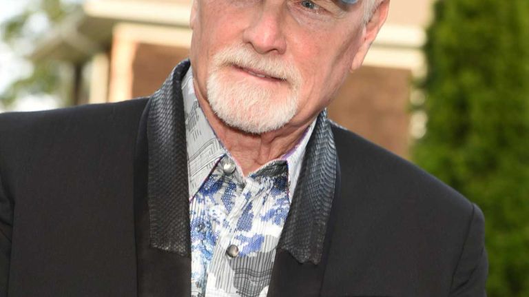 Mike Love of the Beach Boys poses before the concert at Guild Hall on July 3, 2015 in East Hampton.