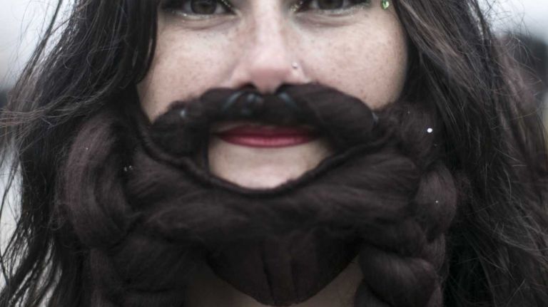 2015 Coney Island Mermaid Parade photos 28 Christina Fazio of Dallas came as a bearded lady to the Mermaid Parade in Coney Island on June 20, 2015.