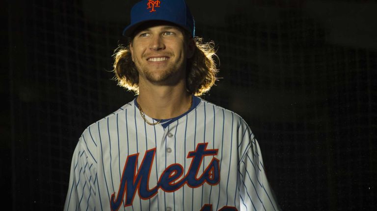 Jacob deGrom scouting report 9 Excellent control has become a hallmark for deGrom. He fired a first-pitch strike 62.8 percent of the time in 2014. That number has risen to 65.8 percent in 2015. National League starting pitchers average a 61.8 percent first-pitch strike rate.