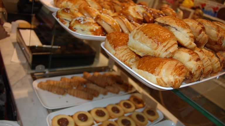 Croissants filled with Nutella... Brioche filled with Nutella...