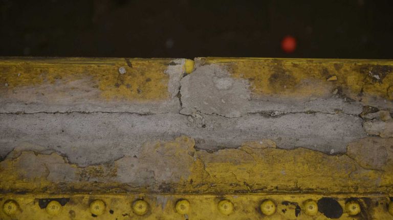 A state of disrepair is visible at the 175th Street A-Line subway station in Manhattan on Wednesday, September 02, 2015. An analysis by the Citizen Budget Commission found that the 52 Street-Lincoln Avenue subway station was one of the worst stations because it has 'components' in disrepair, such as platforms and stairs.