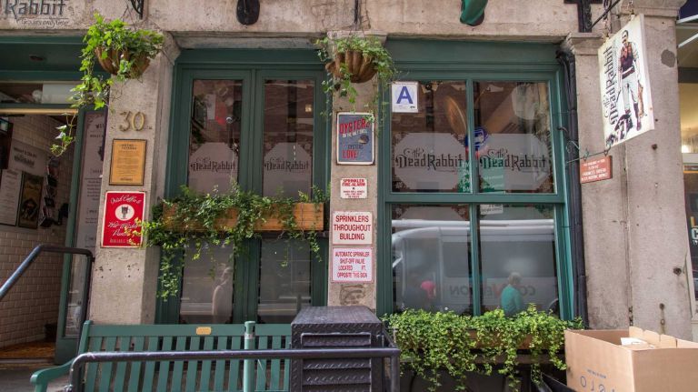The Dead Rabbit is a popular bar and restaurant in Manhattan's Financial District on Aug. 20, 2015.