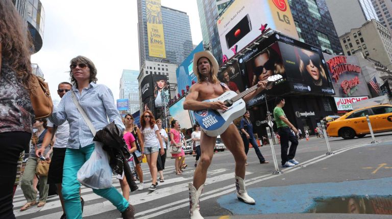 It would be an awkward hug, but it's pretty cold outside. 